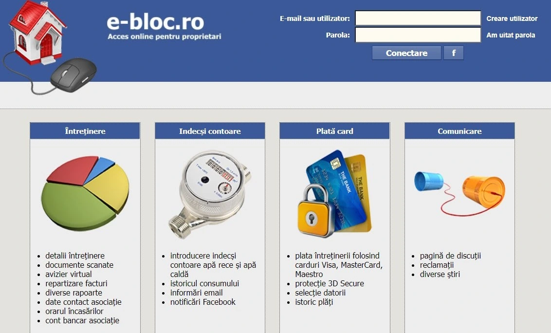 Avizier online și aplicație mobilă